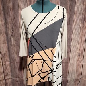 Multi-colored Alfani Tunic